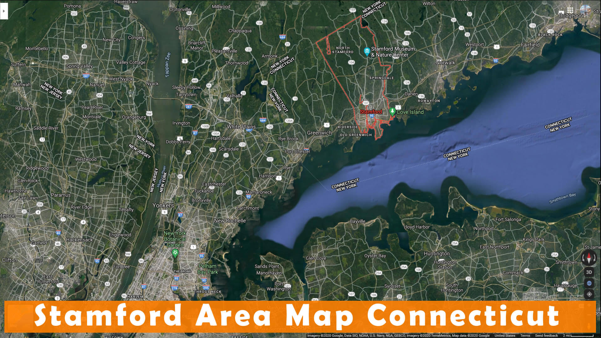 Stamford Zone Carte Connecticut